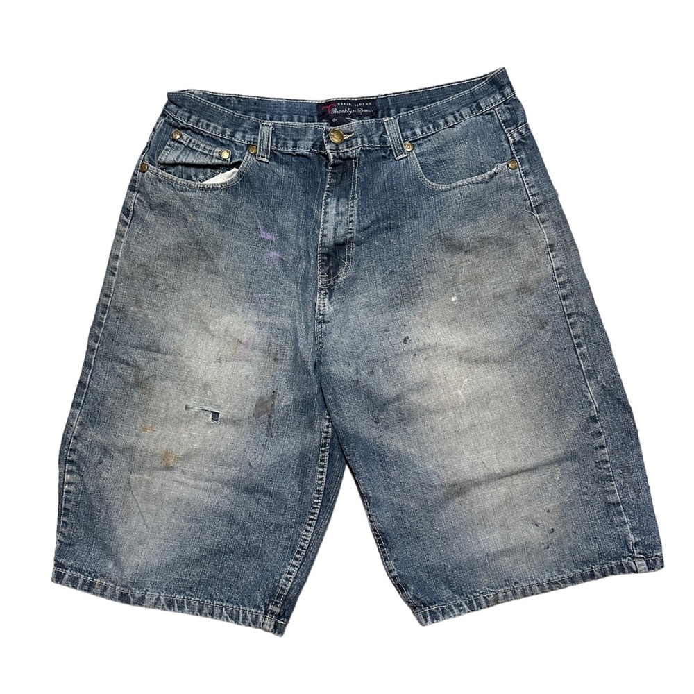 Vintage 90s Brooklyn Express Denim Legend Patch Jean Jort Shorts Size 40
